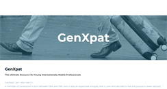 Desktop Screenshot of genxpat.com