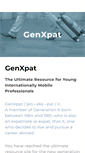 Mobile Screenshot of genxpat.com